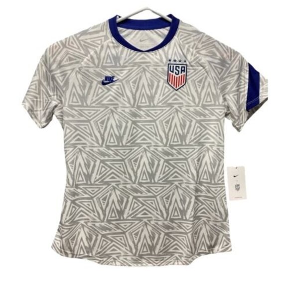 Nike Women's U.S. Nike Dri-FIT  Soccer Jersey White Size Medium CZ4325-101 - Picture 1 of 8